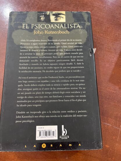 EL PSICOANALISTA - 03/12/2023 NARRATIVA
